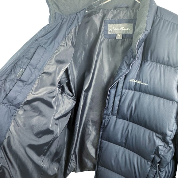 Eddie Bauer EB650 Men's XL Down Filled Insulated Quilted PufferJacket Coat - Picture 8 of 10